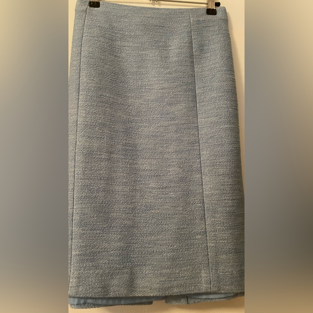 Talbots pencil skirt size 14; gorgeous baby blue